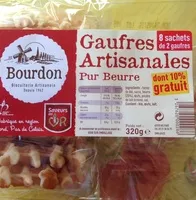 Mängden socker i Gaufres artisanales pur beurre