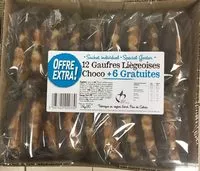 Mängden socker i Gaufres Liègeoises choco