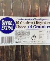 Mängden socker i Gauffres liegeoise choco
