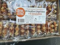 Mängden socker i Gaufres liegeoises