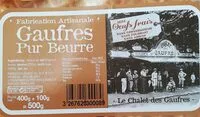 Mängden socker i Gaufres pur beurre
