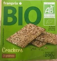 Mängden socker i Crackers 3 Graines