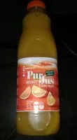 Mängden socker i Pur jus d'orange sans pulpe