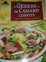 Mängden socker i Gésiers de canard