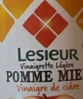 Mängden socker i Sauce vinaigrette légère Pomme Miel