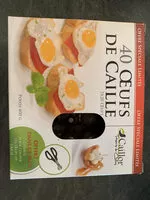 Mängden socker i Oeufs de caille Caillor 2x20 + ciseaux