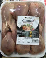 Mängden socker i Cailles prêtes à cuire