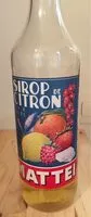 Mängden socker i Sirop citron