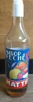 Mängden socker i Sirop de pêche