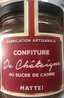 Mängden socker i Confiture de chataigne