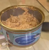 Mängden socker i Rillette de maquereau