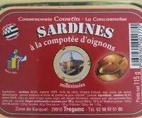 Mängden socker i Sardines à la compotée d'oignons