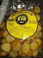 Mängden socker i Croûtons natures