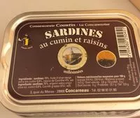 Mängden socker i Sardines au cumin et raisin