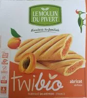 Mängden socker i Biscuits Twibio Fourrés à L'abricot Bio & Vegan