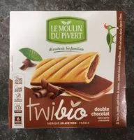 Mängden socker i Biscuits Twibio Double Chocolat Au Lait Bio & équitable