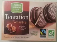 Mängden socker i Tentation Noisette