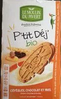 Mängden socker i P'tit Déj Bio