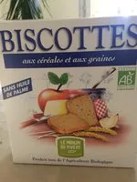 Mängden socker i Biscottes Aux Céréales Et Aux Graines Bio & Vegan
