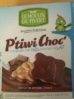 Mängden socker i Biscuit P'tiwi Choc' Chocolat au lait