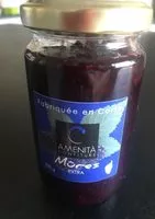 Mängden socker i Confiture de Mûres