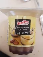 Mängden socker i Semoule au lait a la vanille