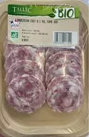 Mängden socker i Saucisson cuit à l’ail fumé bio