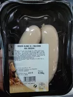 Mängden socker i Boudin blanc à l'ancienne aux raisins