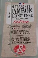 Mängden socker i Jambon a l'ancienne label rouge