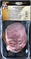 Mängden socker i Filet de bacon 10 tranches