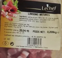 Mängden socker i lardons natures