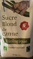 Mängden socker i Sucre blond de canne biologique