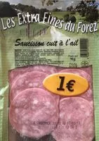 Mängden socker i Saucisson cuit ail fumé tranches Merle x10