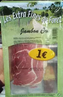 Mängden socker i Jambon cru