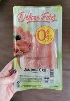 Mängden socker i Jambon cru