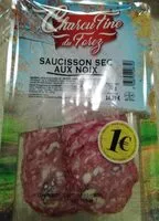 Mängden socker i Saucisson sec aux noix