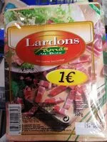 Mängden socker i Lardons fumés au bois