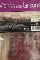 Mängden socker i Viande de Grisons