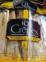 Mängden socker i Crêpes beurrées et sucrées