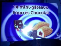 Mängden socker i 14 mini-gâteaux Fourrés Chocolat