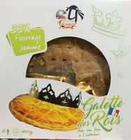 Mängden socker i Galette des Rois fourrage Pomme