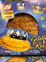Mängden socker i Galette des rois avec fourrage a base de pomme