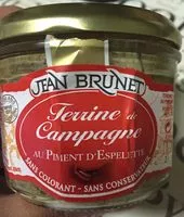 Mängden socker i Terrine de Campagne au Piment d'Espelette