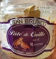 Mängden socker i Terrine Caille Raison Brunet