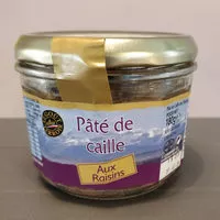 Mängden socker i pâté de caille