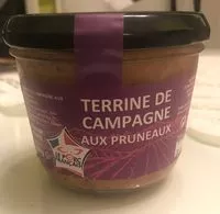 Mängden socker i Terrine de campagne aux pruneaux