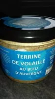 Mängden socker i Terrine volaille au bleu d'Auvergne