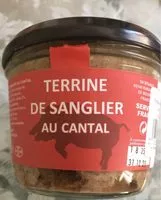 Mängden socker i Terrine de sanglier au Cantal