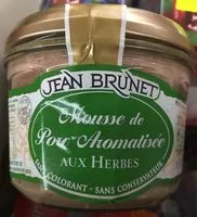 Mängden socker i Mousse de porc aromatisée aux herbes