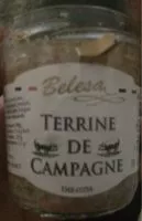 Mängden socker i Terrine de campagne